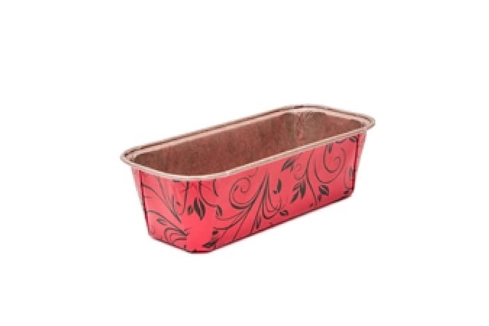 Papieren bakvorm rood